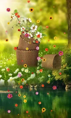 Flowers Live Wallpaper android App screenshot 0