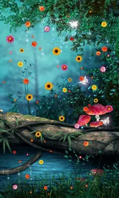 Flowers Live Wallpaper android App screenshot 1